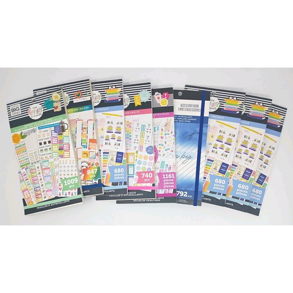Me & My Big Ideas The Happy Planner Sticker Books - YOU Choose! New